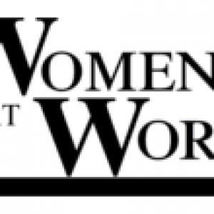 Logotipo de mujer en el trabajo